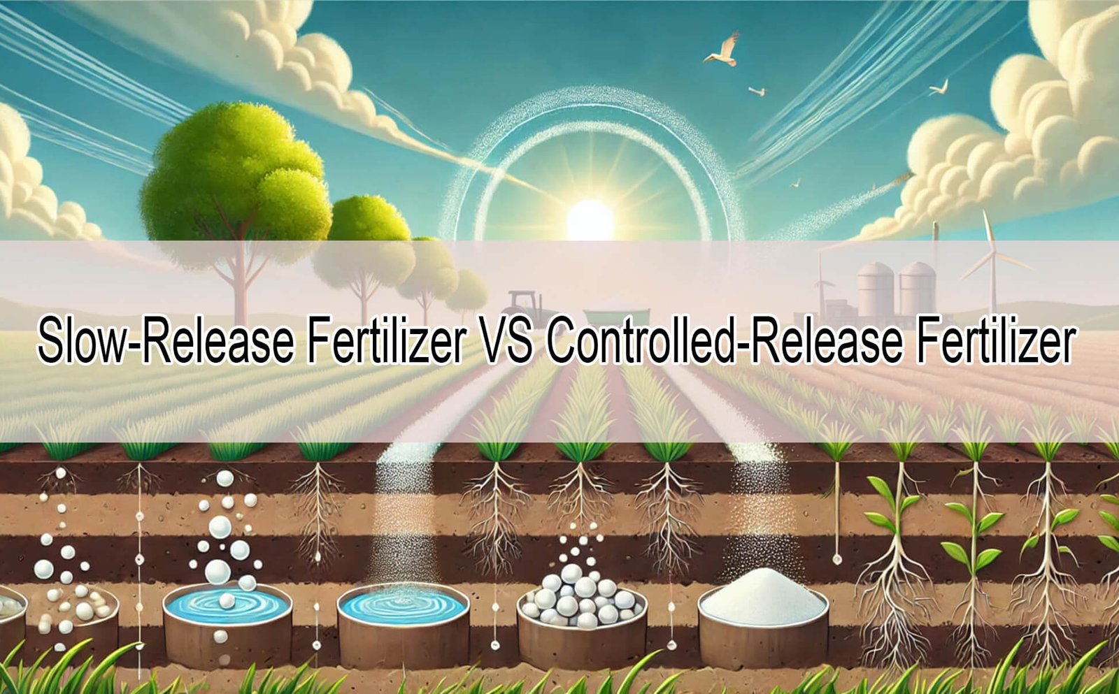 Slow-Release Fertilizer VS Controlled-Release Fertilizer