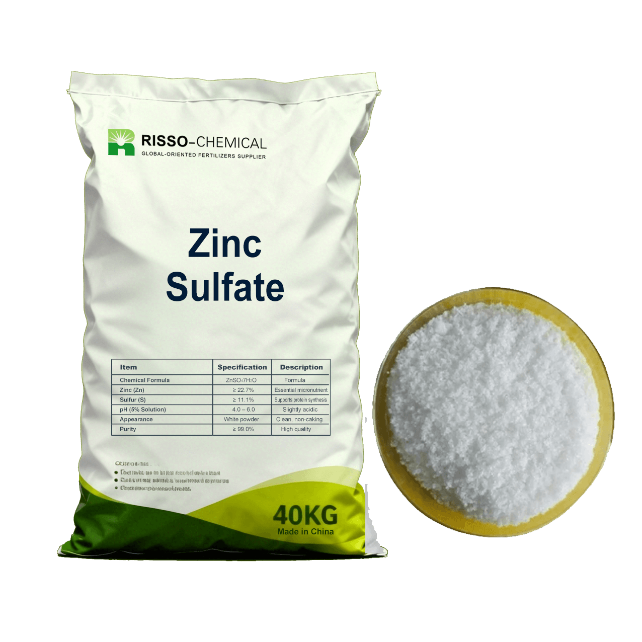 Zinc Sulfate ZnSO₄