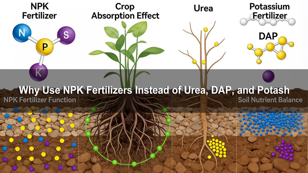 Why Use NPK Fertilizers Instead of Urea, DAP, and Potash