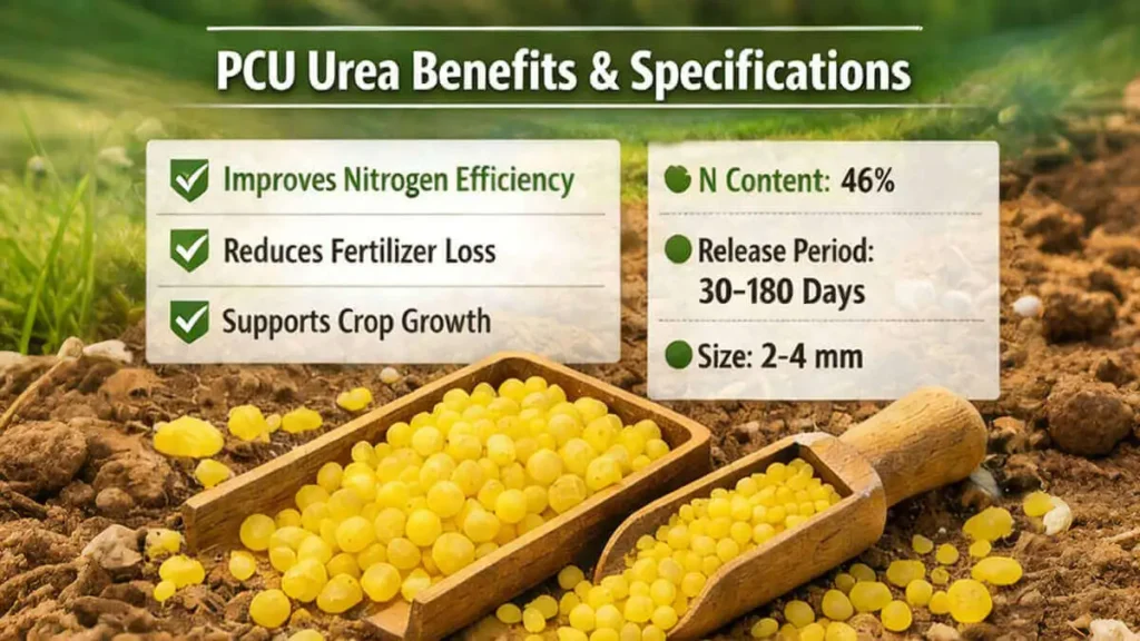 PCU Urea Benefits & Specification