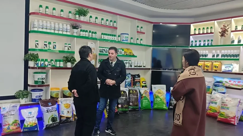 Kazakhstan Client Visits Risso Fertilizer Production Line